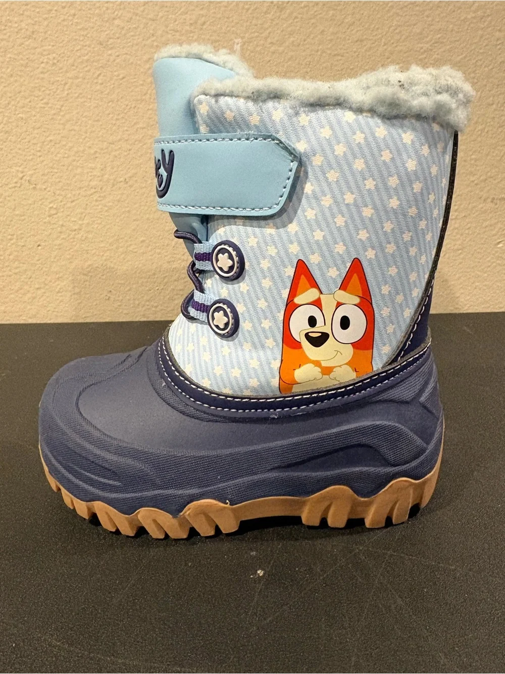 Bluey & Bingo Winter Insulated Snow Boots Toddler Children Size 7 NWT
